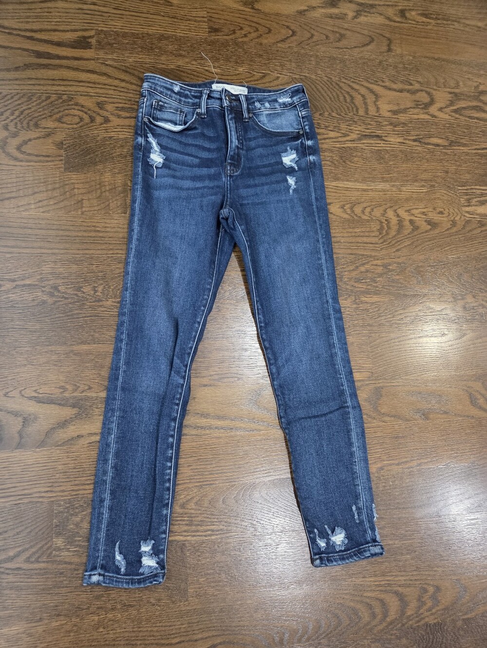 BKE Stella Dark Blue Women's Distressed Skinny Jeans Sz.26